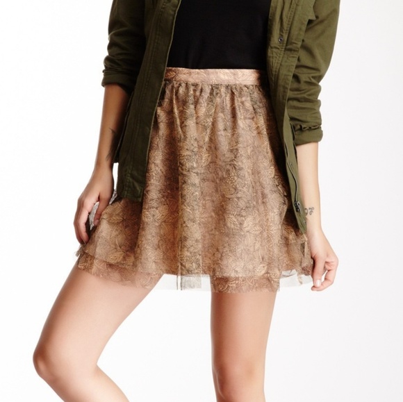 Jack by BB Dakota Powell Pink Blush Mini Skirt EUC - Picture 6 of 8